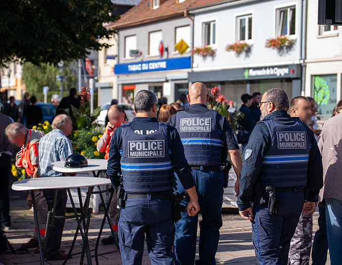 Intervention de la police municipale à Graffenwald