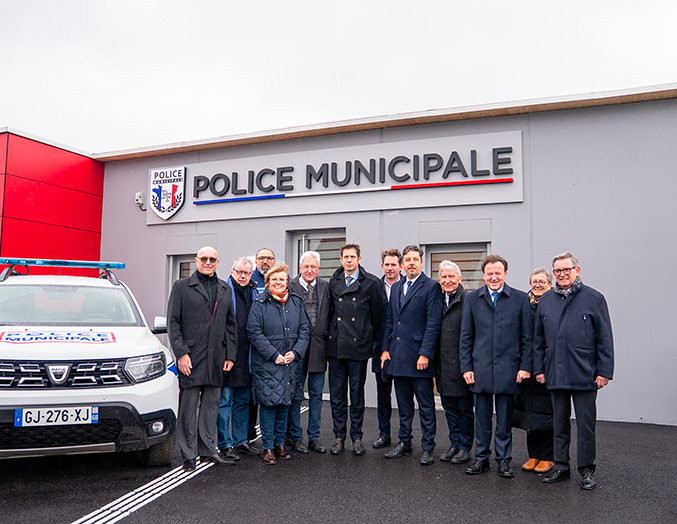 Inauguration du poste de la police municipale