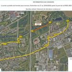Travaux sur la piste cyclable Cernay-Wittelsheim
